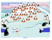 Smartboard Attendance Animated Penguin Attendance